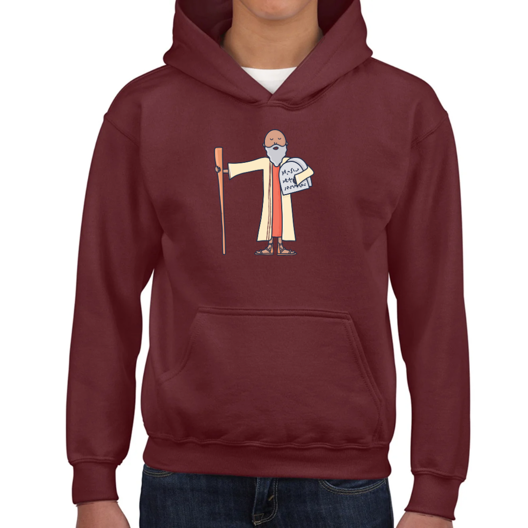 Bible heroes: Moses kids hoodie