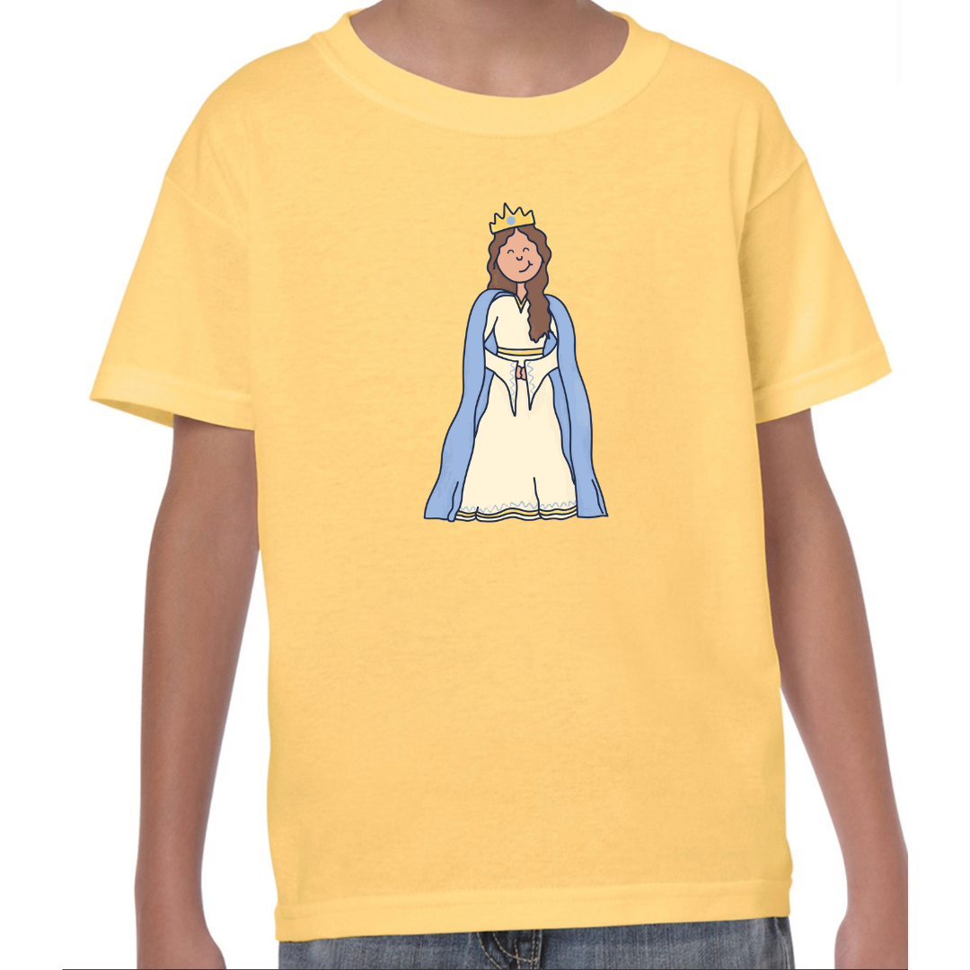 Esther Bible Heroes T Shirt Yellow