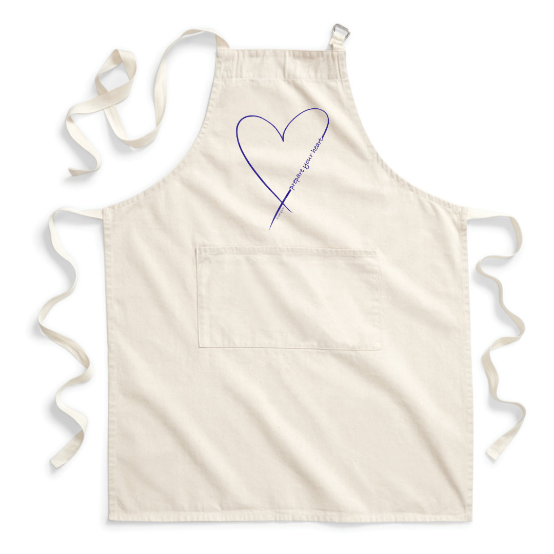 Prepare your heart Adult’s apron