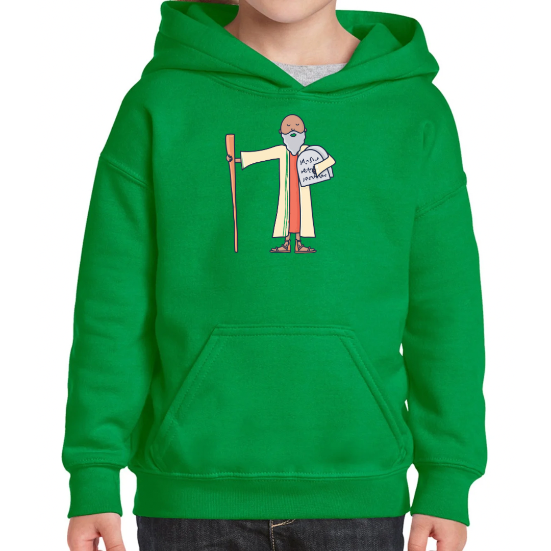 Bible heroes: Moses kids hoodie