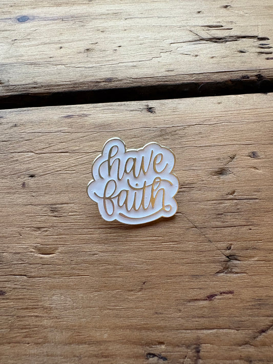 Pin badge- Faith