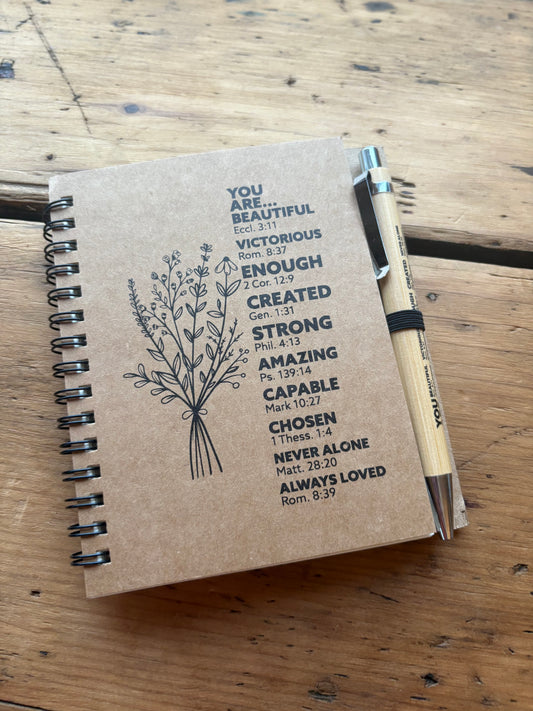Notebook and Pen- You are…