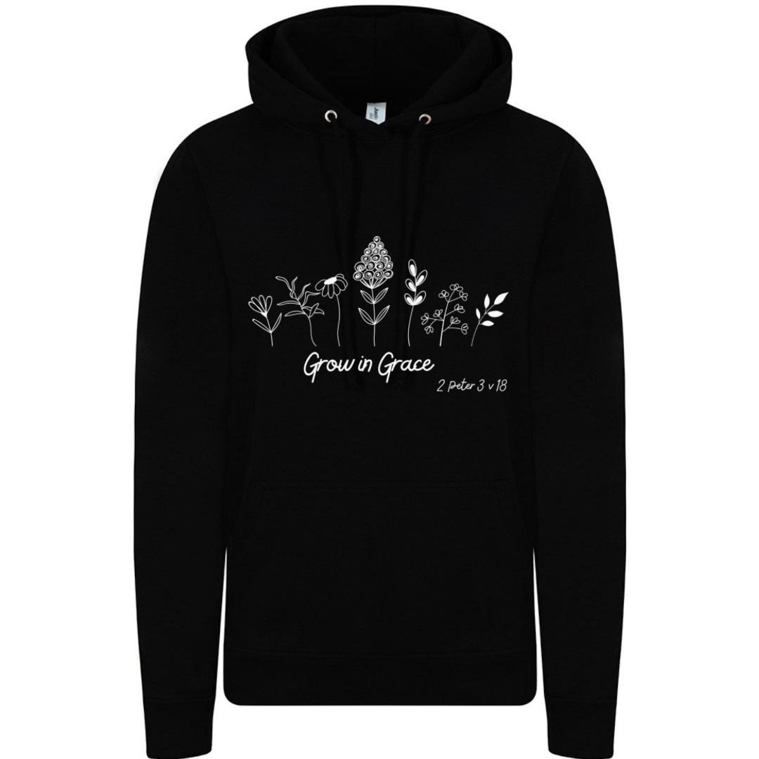 Grow in Grace Hoodie- Ladies Fit