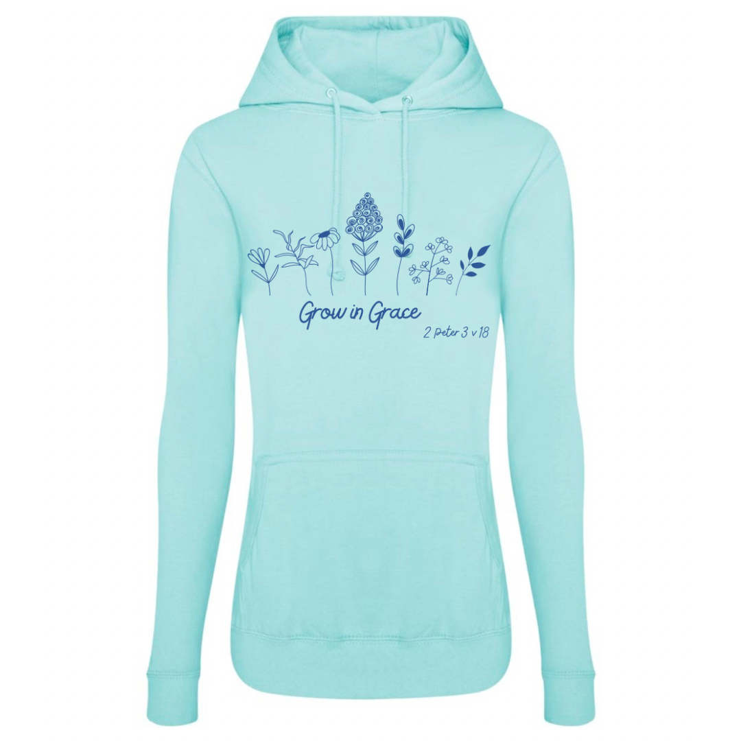 Grow in Grace Hoodie- Ladies Fit