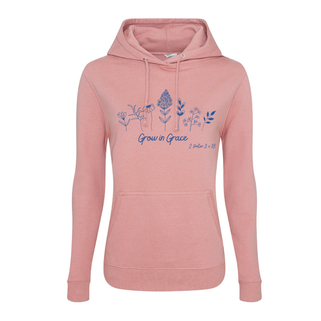 Grow in Grace Hoodie- Ladies Fit