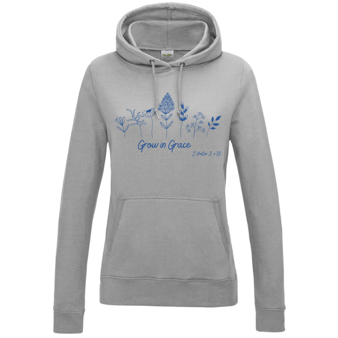 Grow in Grace Hoodie- Ladies Fit