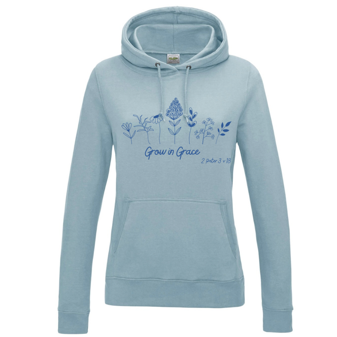 Grow in Grace Hoodie- Ladies Fit