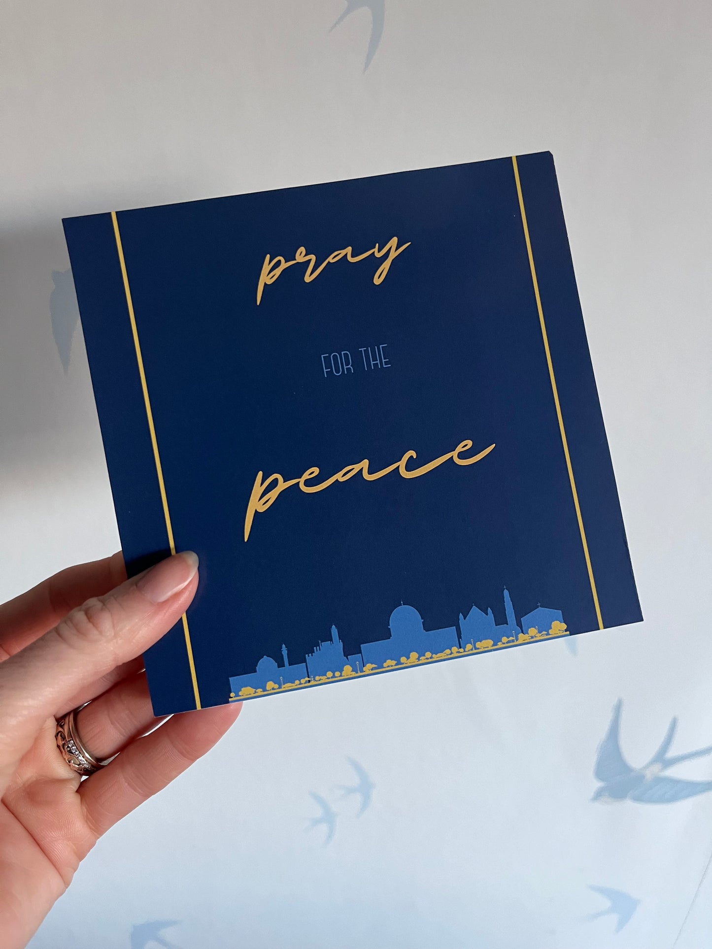 Pray for the Peace of Jerusalem Hymn Card